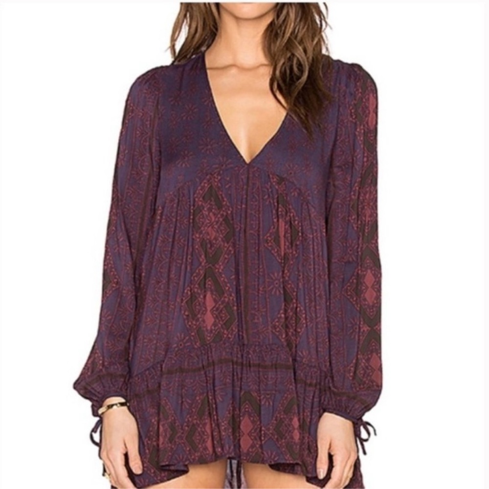Down By The Bay Tunic Dress In Dusk Purple RARE Color
